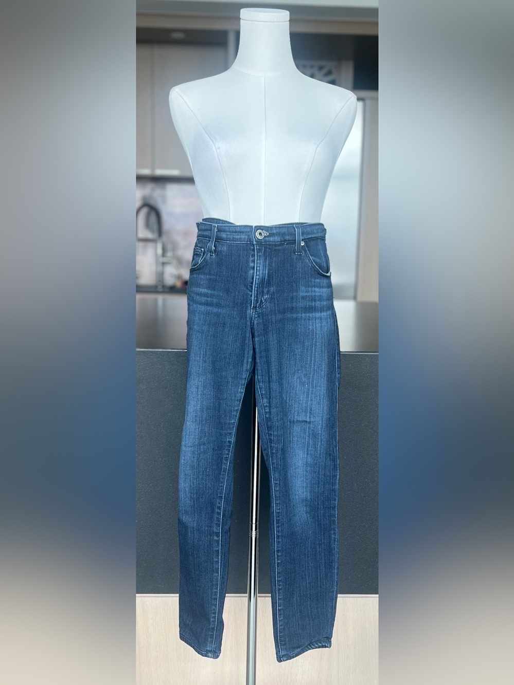 Ag Adriano Goldschmied Women's Skinny Jeans in Dark Blue
